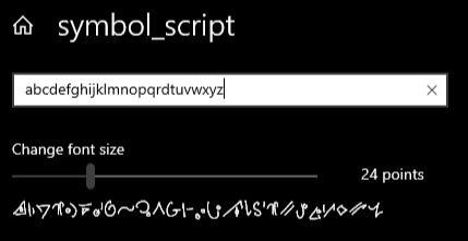 Windows font Windows font